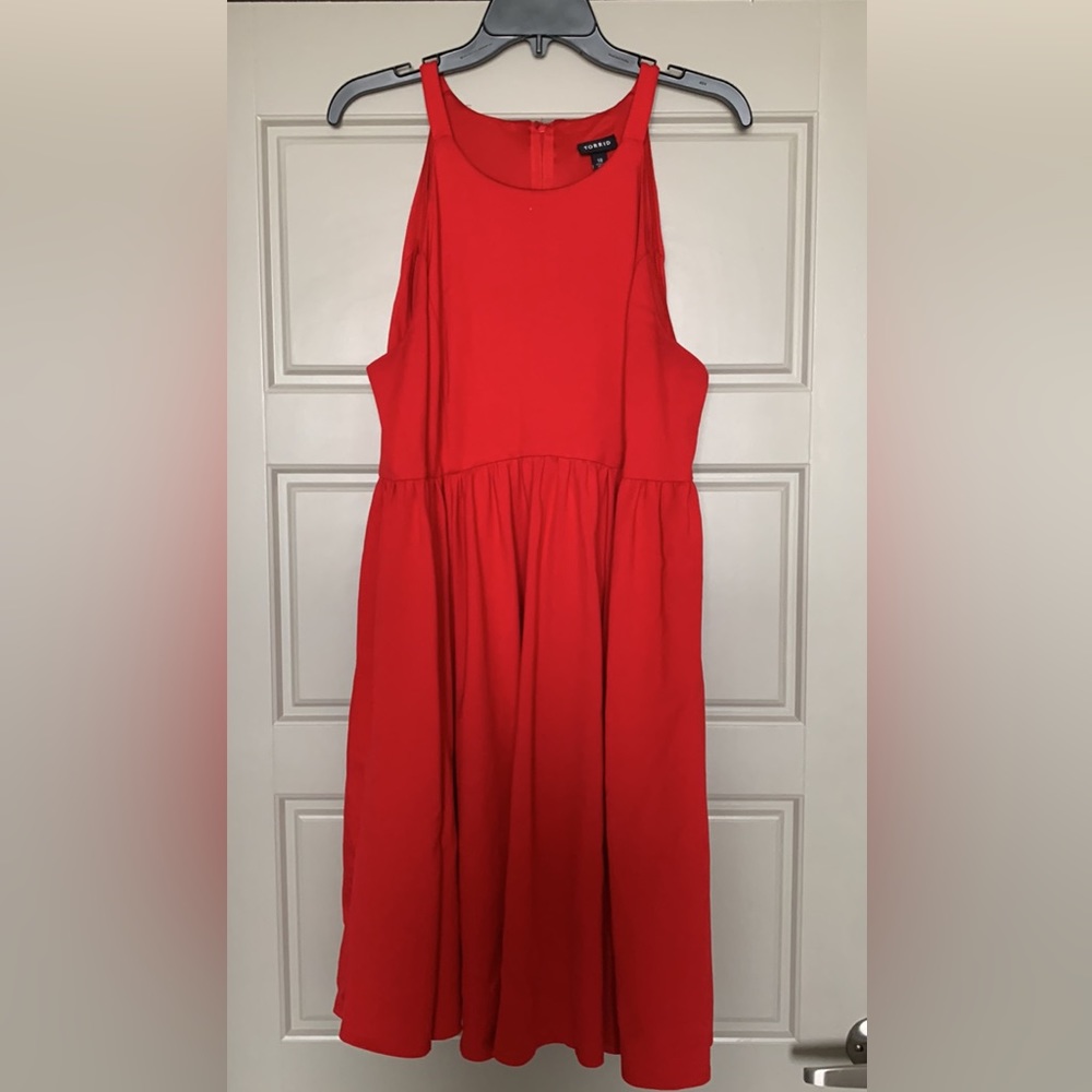 Torrid Red Skater Dress